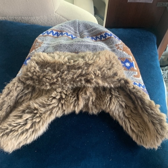 Hanna‎ Andersson Kids lined Winter Hat elephant print - Picture 3 of 5